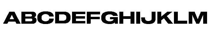 Sequel Sans Extended Bold Font UPPERCASE