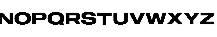 Sequel Sans Extended Bold Font UPPERCASE