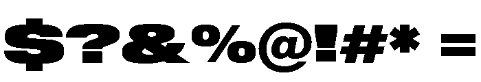 Sequel Sans Extended Extra Black Font OTHER CHARS