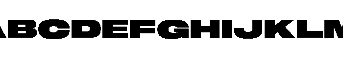 Sequel Sans Extended Extra Black Font UPPERCASE