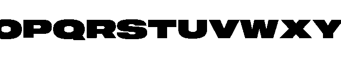 Sequel Sans Extended Extra Black Font UPPERCASE