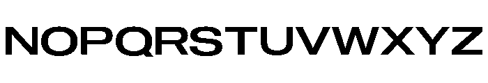Sequel Sans Extended Medium Font UPPERCASE