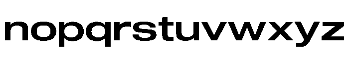 Sequel Sans Extended Medium Font LOWERCASE