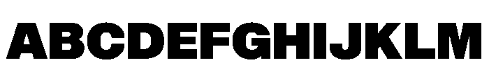 Sequel Sans Extra Black Font UPPERCASE