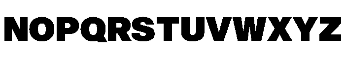 Sequel Sans Extra Black Font UPPERCASE