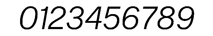 Sequel Sans Variable Italic Font OTHER CHARS