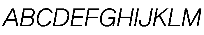 Sequel Sans Variable Italic Font UPPERCASE