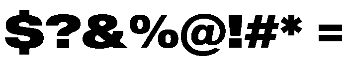 Sequel Sans Wide Black Font OTHER CHARS