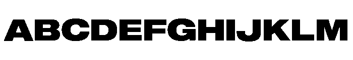 Sequel Sans Wide Black Font UPPERCASE