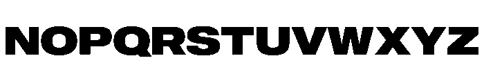 Sequel Sans Wide Black Font UPPERCASE