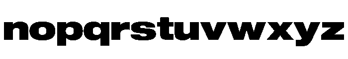 Sequel Sans Wide Black Font LOWERCASE