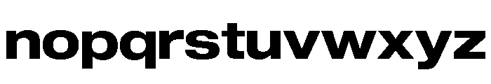 Sequel Sans Wide Bold Font LOWERCASE