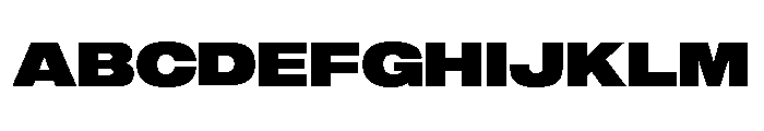Sequel Sans Wide Extra Black Font UPPERCASE