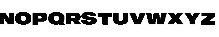 Sequel Sans Wide Extra Black Font UPPERCASE