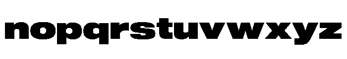 Sequel Sans Wide Extra Black Font LOWERCASE