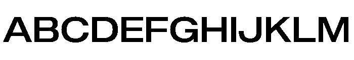 Sequel Sans Wide Medium Font UPPERCASE