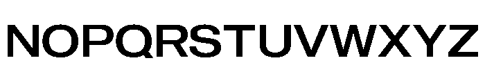 Sequel Sans Wide Medium Font UPPERCASE