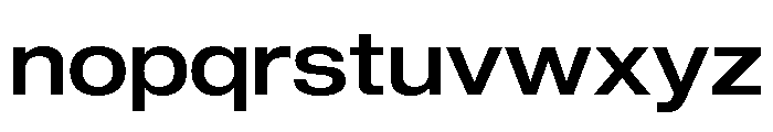 Sequel Sans Wide Medium Font LOWERCASE