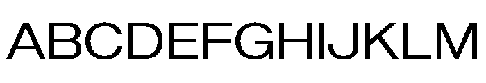 Sequel Sans Wide Regular Font UPPERCASE