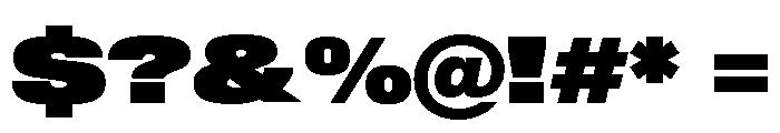 Sequel Sans Wide Ultimate Font OTHER CHARS