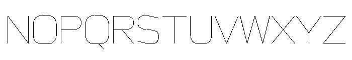 Sequenz Air Font UPPERCASE