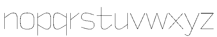 Sequenz Air Font LOWERCASE