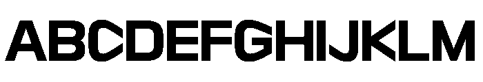 Sequenz Bold Font UPPERCASE