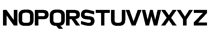 Sequenz Bold Font UPPERCASE
