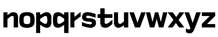 Sequenz Bold Font LOWERCASE