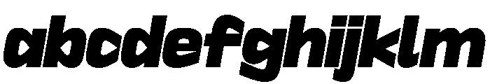 Sequenz Heavy Italic FONT