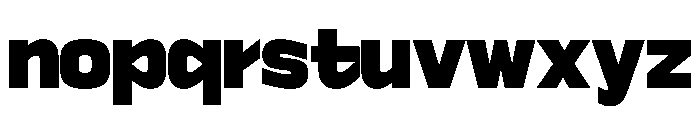 Sequenz Heavy Font LOWERCASE