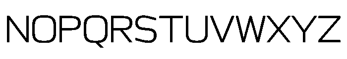 Sequenz Light Font UPPERCASE