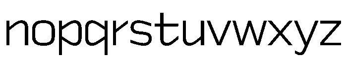 Sequenz Light Font LOWERCASE