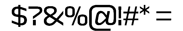 Sequenz Regular Font OTHER CHARS