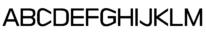 Sequenz Regular Font UPPERCASE
