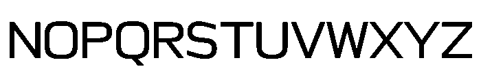 Sequenz Regular Font UPPERCASE