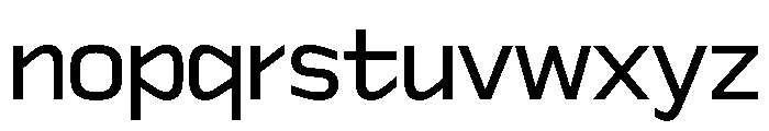 Sequenz Regular Font LOWERCASE