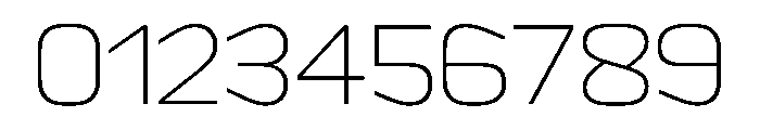 Sequenz Thin Font OTHER CHARS