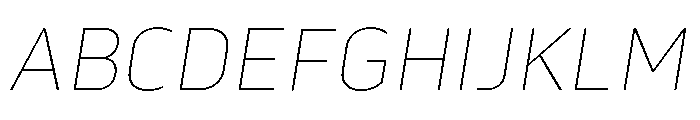 Serca VariableItalic Font UPPERCASE