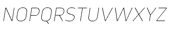 Serca VariableItalic Font UPPERCASE