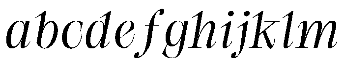 SerifbabeALPHA RegularItalic FONT