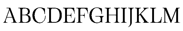SerifbabeSIGMA Regular Font UPPERCASE