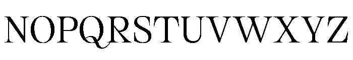SerifbabeSIGMA Regular Font UPPERCASE