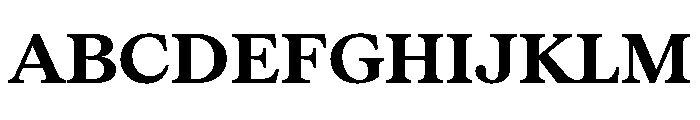 Serrif TRIAL Bold Instance Font UPPERCASE
