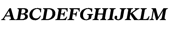 Serrif TRIAL BoldItalic Instance Font UPPERCASE