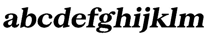 Serrif TRIAL BoldItalic Instance FONT