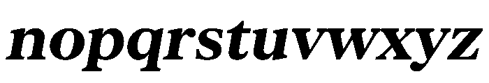 Serrif TRIAL BoldItalic Instance Font LOWERCASE
