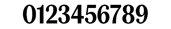 Serrif TRIAL CompressedBold Instance Font OTHER CHARS