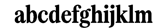 Serrif TRIAL CompressedBold Instance FONT
