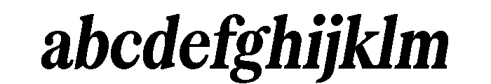 Serrif TRIAL CompressedBoldItalic Instance FONT